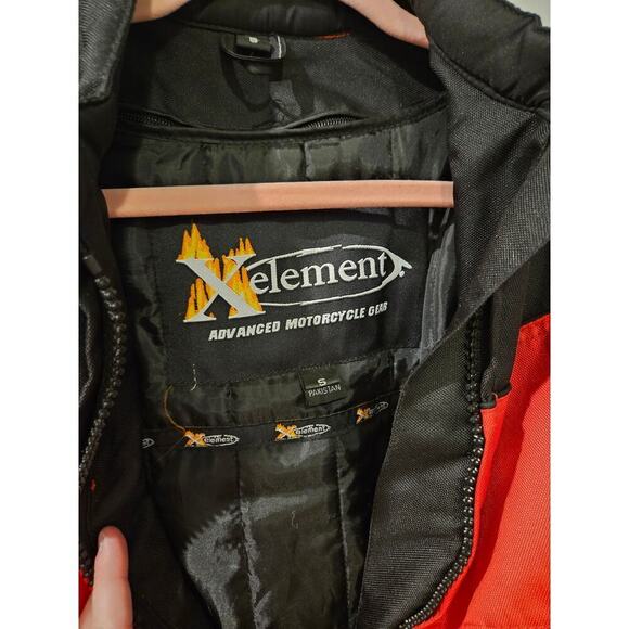 Xelement Womens Red Black Motorcycle jacket Small removable lining - Picture 5 of 6